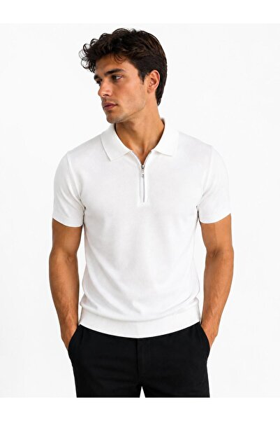 ModaYaren Stylish Polo Collar with Zipper