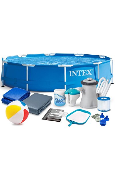 Intex Piscină de grădină cu cadru 305 x 76 cm 15-în-1 28202