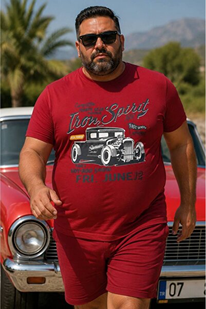 ANNEX Large Size Cotton Comfortable Fit Daily Use Crew Neck Men's T-Shirt
