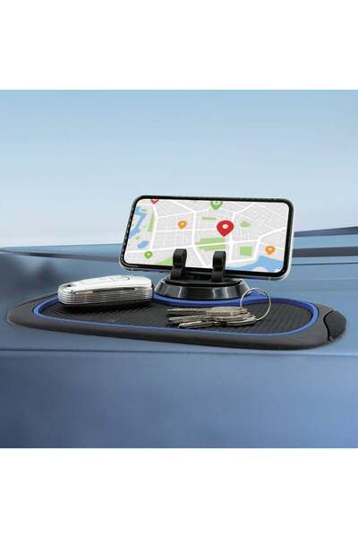 CATIANO Baza Antiderapanta Bord Auto cu Suport Incorporat pentru Telefon Mobil