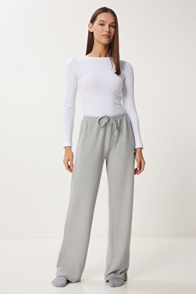 Hiccup ISTANBUL Pantaloni jogger cu picior larg și șnur