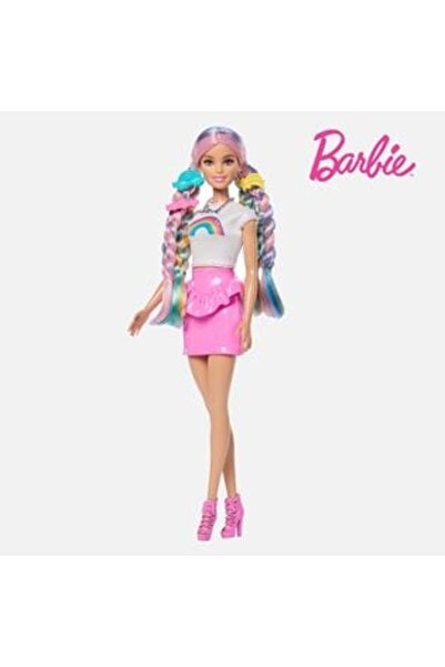 mattel Păpușa Barbie cu păr multicolor -
