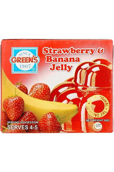 Green Jelly (Strawberry & Banana ) 6x12x80g