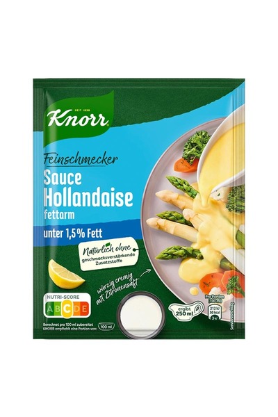 Knorr sos gourmet instant Hollandaise continut redus de grasimi (250 ml)
