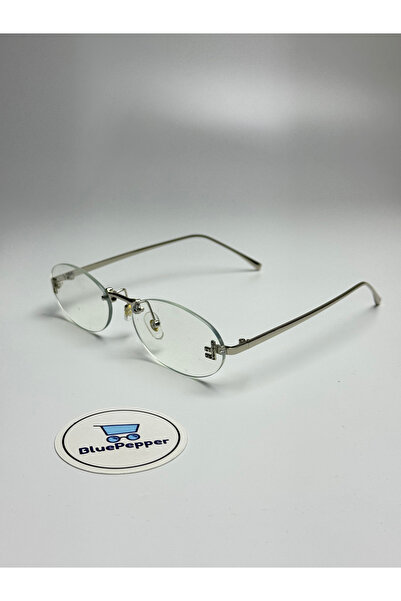 BluePepper Crystal Mavi Işık Korumalı Unisex Gözlük Çerçevesiz Cam BlueBlock ...