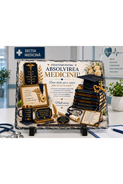 hiperborea Placă ardezie - Absolvirea Medicinei pentru Doctor