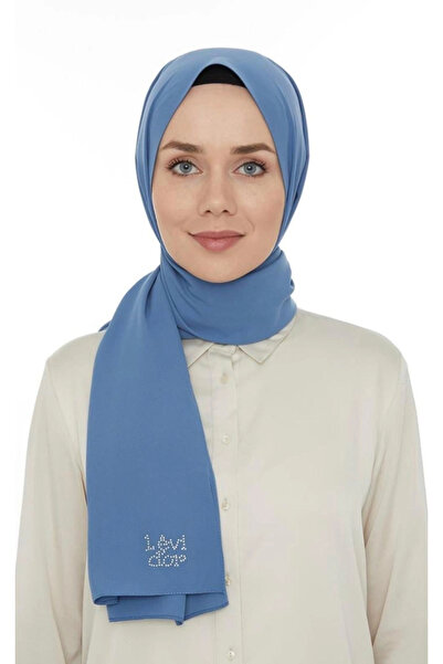 Levidor Medina Silk Shawl Denim Blue