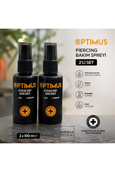 Karınca Piercing 2 ADET Piercing Solüsyonu Piercing Bakım Spreyi Keloid Bump ...