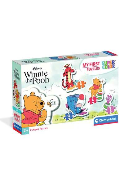 CLEMENTONI Puzzle 4 in 1, Clementoni, Winnie The Pooh, 3, 6, 9, 12 piese