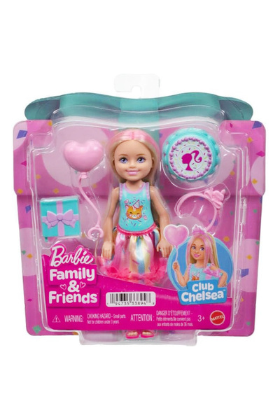 Barbie Set de joaca cu papusa Barbie, Family&Friends, Club Chelsea Birthday, ...