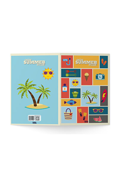 Karne Serisi No 01 Harika Tatil Temalı Karton Dosya 20’li Paket