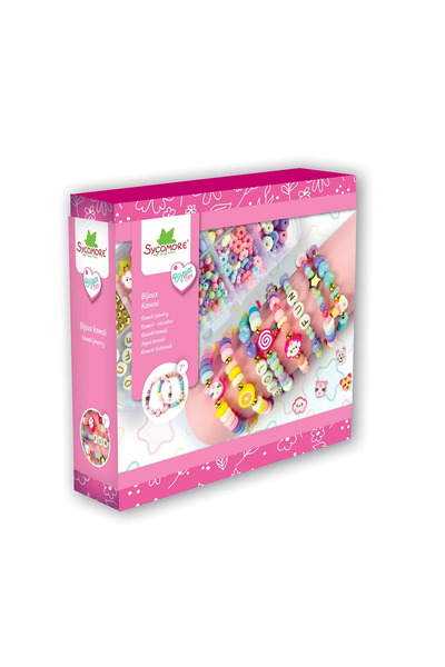 Sycomore Brățări Kawaii din mărgele polimerice, set DIY