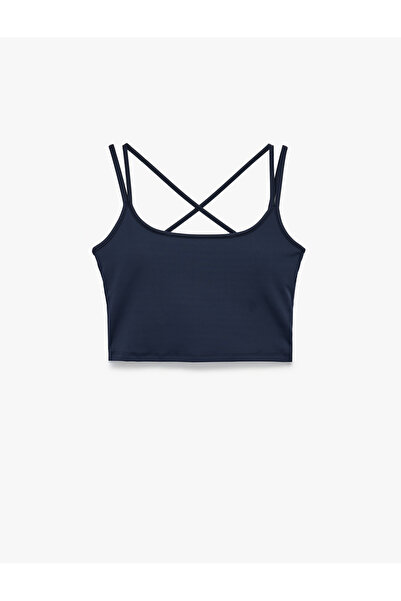 Koton Cross Strap Slim Fit Sports Blouse
