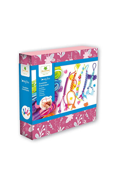 Sycomore Împletituri Scoubidou, set DIY cu 5 tehnici