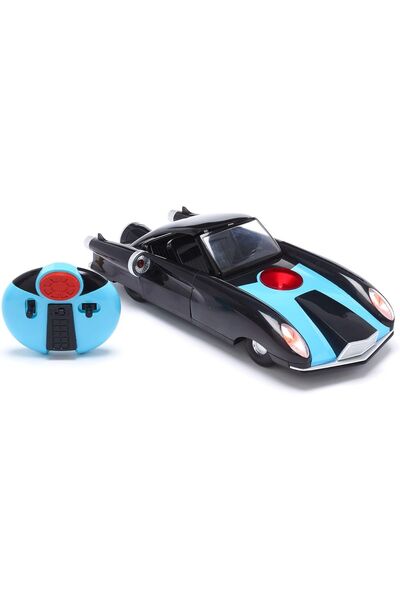 OEM Mașină cu telecomandă Auto jucărie rapid Negru-Albastru 36cm