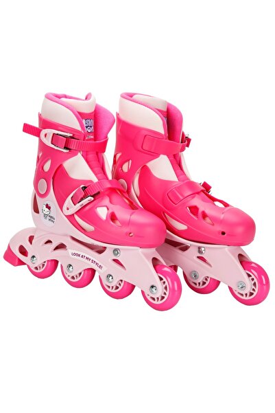 Rising Sports Role reglabile, Rising Sports, Hello Kitty, Marime 34-37, Roz