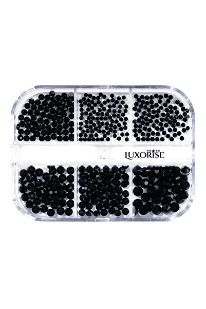 LUXORISE Strass pentru unghii Infinity Bloom, 6 modele