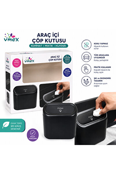 kumkumticaret Car Trash Can