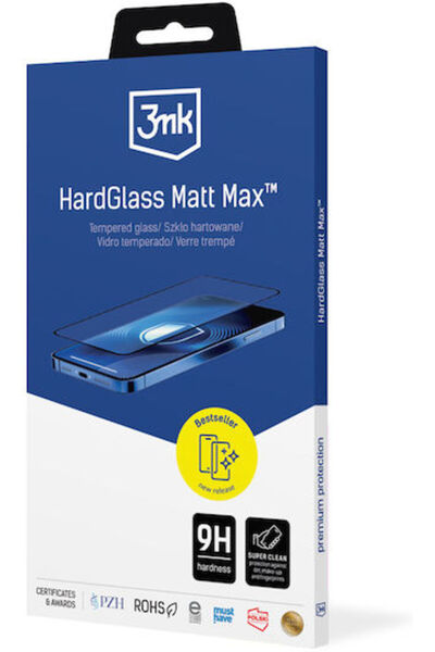 3MK HardGlass Max Ματ Πλήρους Κάλυψης Σκληρυμένο Γυαλί (Galaxy S25)