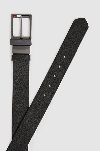 U.S. Polo Assn. Men's Double-Sided Black Belt 50322557-Vr046
