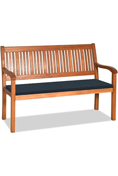 OEM Perna pentru bancă de grădină antiderapantă, confortabilă, gri, 100x35x5 cm