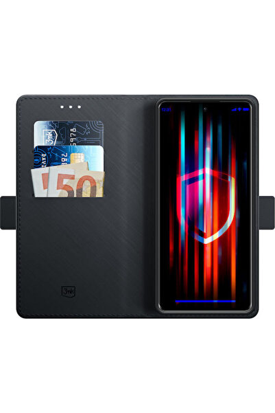 3MK Πορτοφόλι Συνθετικό Δέρμα Μαύρο (Oppo Reno10 Pro)