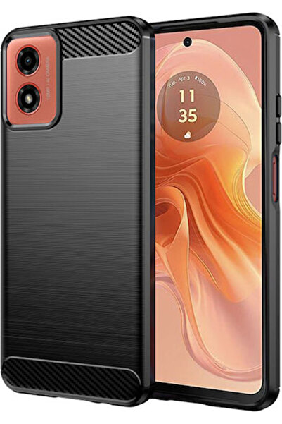 Techsuit Πίσω Κάλυμμα Σιλικόνης Μαύρο (Motorola Moto G24) Κωδικός: KF2318350