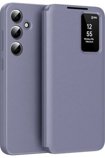 Techsuit Σειρά 360 Πλήρους Κάλυψης Σιλικόνης Μωβ (Galaxy A55)