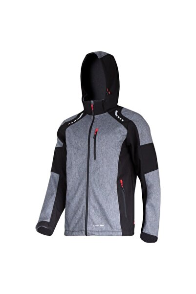 Lahti Pro Reflective print elastic hooded jacket - m