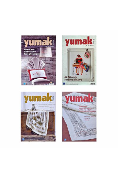 Tuva Yayıncılık Yumak (4 adet) Nakış Dergisi (103 - 104 - 108 - 111)
