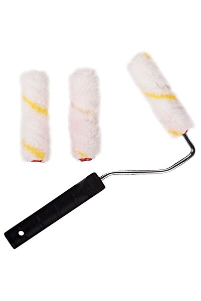 OEM Rolă de Vopsit cu Mâner, Multicolor, pentru Zugrăvit, 11cm, 25cm, 3 buc