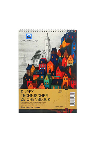 Schoellershammer Top Spiral Technical Drawing Notebook 200 Gr A4 10 Sheets