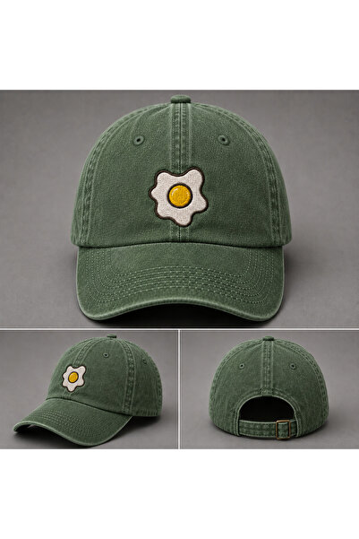 WeavedCo Egg Embroidered Vintage Washed Cap Hat