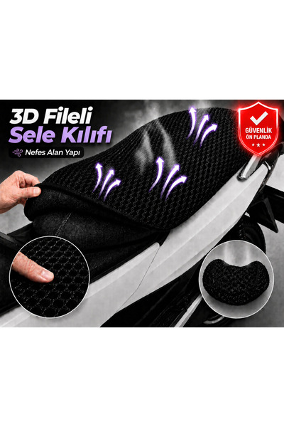 Vi Caro Husă pentru șa motocicletă Revolt RSX6 Husă pentru șa cu plasă 3D Pro...