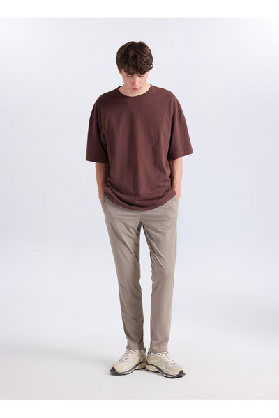 GMG FIRENZE Beige Men's Jogger Pants Gu26Mss01015