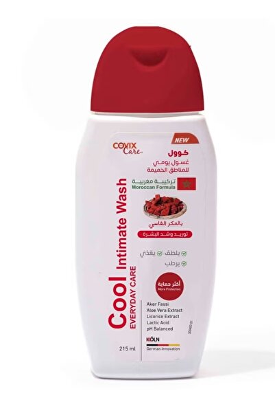 COVIX CARE غسول بارد للمنطقة الحساسة للعناية اليومية مع أكر فاسي 215 مل