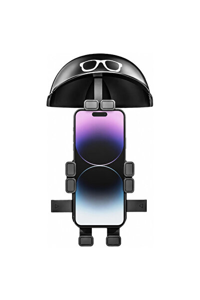 Coverzone Titreşim Önleyici Otomatik Tuşlu Bisiklet Scooter ATV Tüm Motosikletler İçin Telefon Tutucu Şapkalı Dikiz Ayna Ve Gidon Bağlantılı Telefon Tutucu Motor Tutacağı Motor Tutacak Güçlü Tutuş 12.5Cm X 21Cm