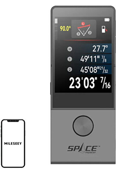 MILESEEY Μετρητής Απόστασης Λέιζερ D9 Pro με Εύρος Μέτρησης 0.2μ-100μ