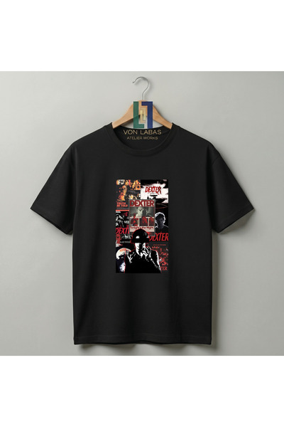 Grafftee Clothing Tricou Dexter Design, 100% bumbac, unisex, de înaltă calita...