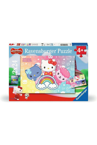 RAVENSBURGER Παζλ Χέλοου Κίτι Σούπερ Στυλ 2x24 τεμάχια