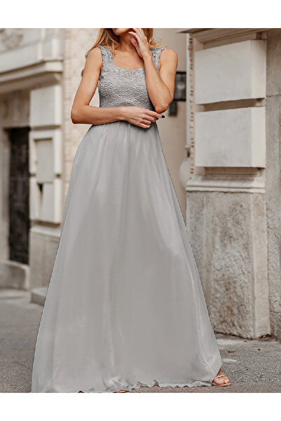 Evendi Rochie lunga, Gri