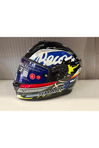 Shark Kask D-SKWAL 3 STREETRUSH Siyah Mavi Krom
