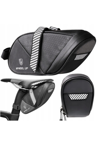 Wheel Up Sac De Bicicleta, Wheel-Up, 21.5x8x8 cm, Negru, Material Rezistent, ...