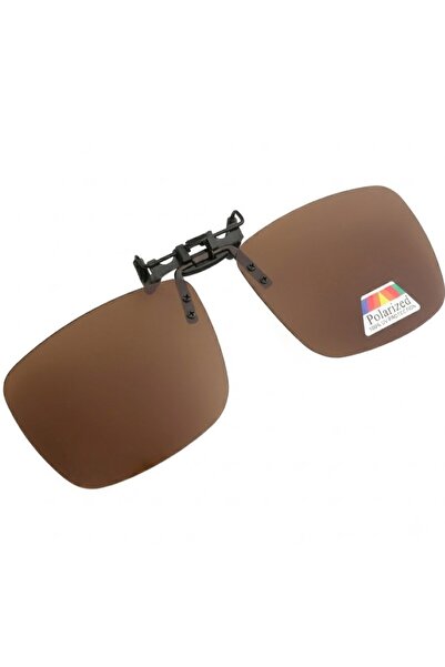 Takı Dükkanı Small Latch Polarized Sunglasses Clip on Eyeglasses Flip up Ligh...