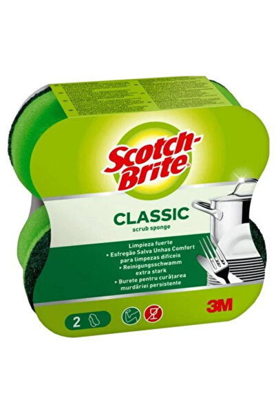 3M Bureti Ergonomici de Vase - Scotch Brite Comfort Nailsaver, 2 buc