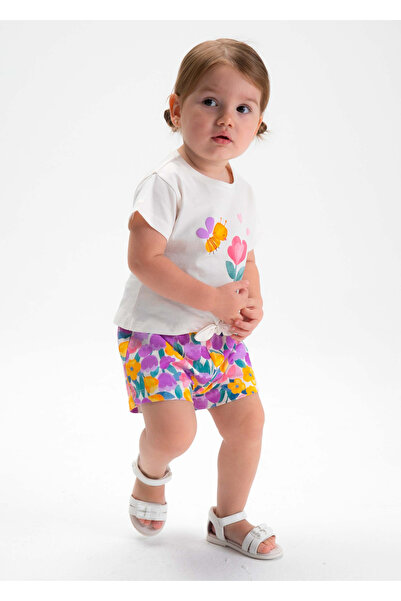 MAYORAL Baby Girl 3-Piece T-Shirt Shorts Set 1206
