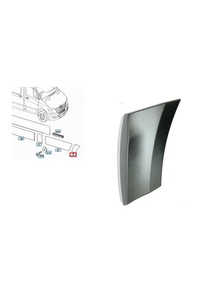 RapidAuto Bandou aripa Mercedes Sprinter 209-524, 07.2006-10.2013, VW Crafter...