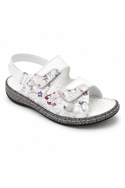 Castle Black Lavinia White Genuine Leather Women's Sandals