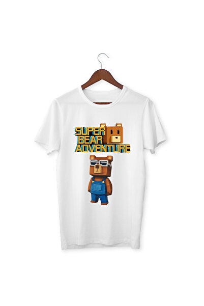 ALPŞAN TİCARET Super Bear Adventure majica za decu sa printom - šarena majica...