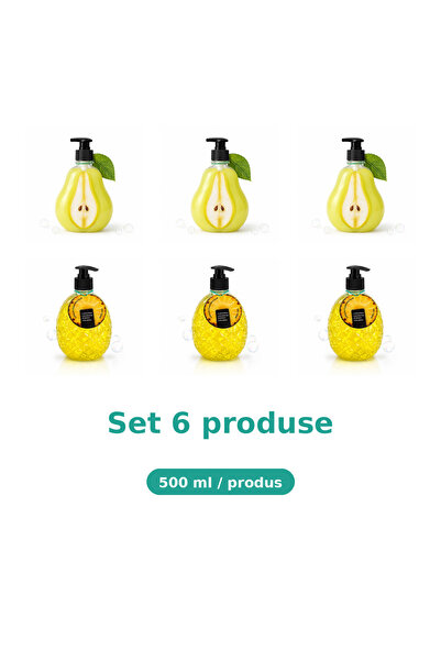 Tasty Set 6 Produse Tasty, Mix 3x Pere, 3x Ananas